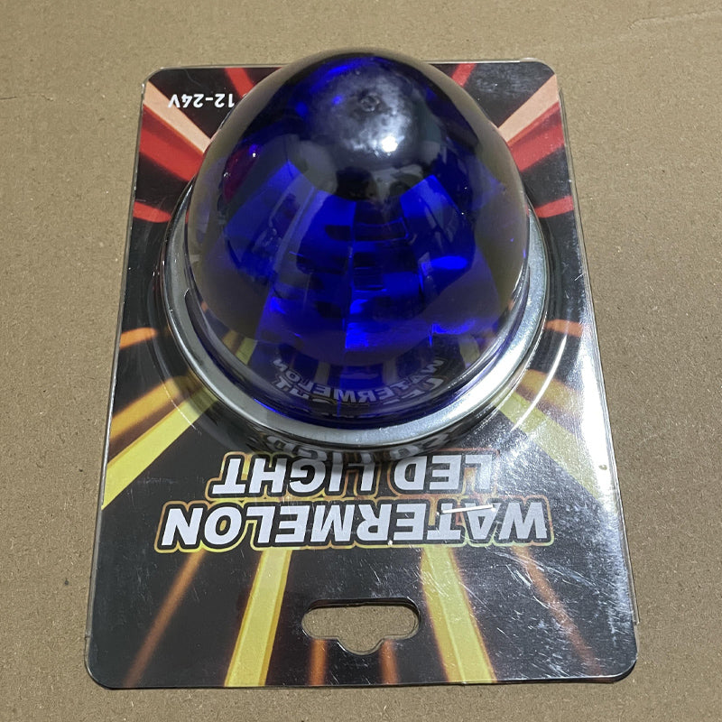 2pcs Plastic Lens Watermelon Light Strobe Truck LED Signal Light Truck Side Light