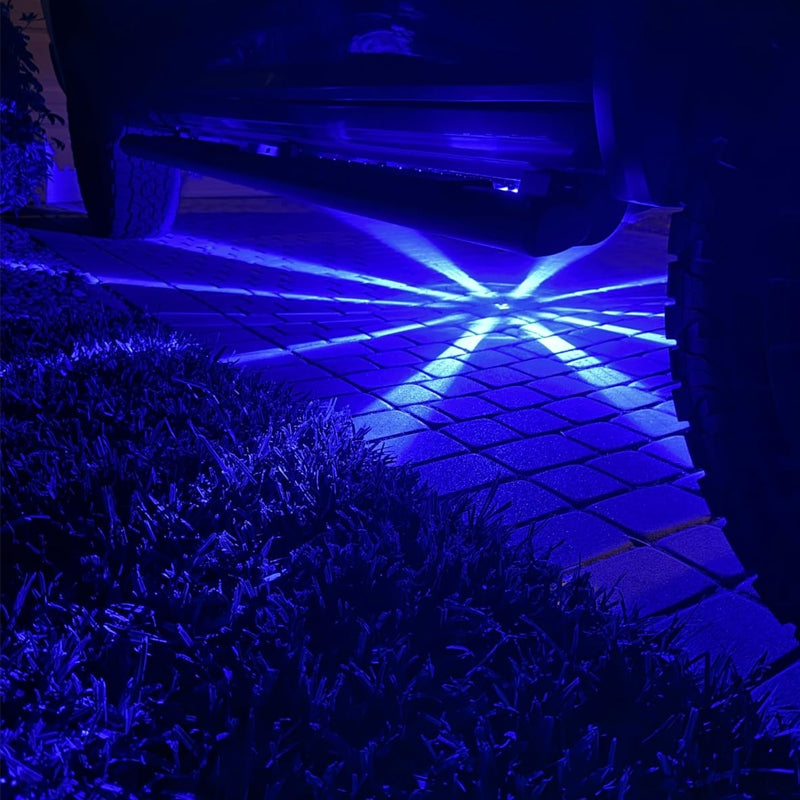 2 Pieces Bule Glass Watermelon Lights