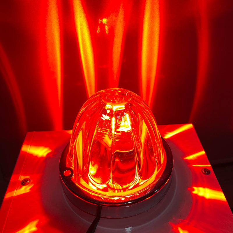 2 Pieces Red Glass Lens Watermelon Lights Red