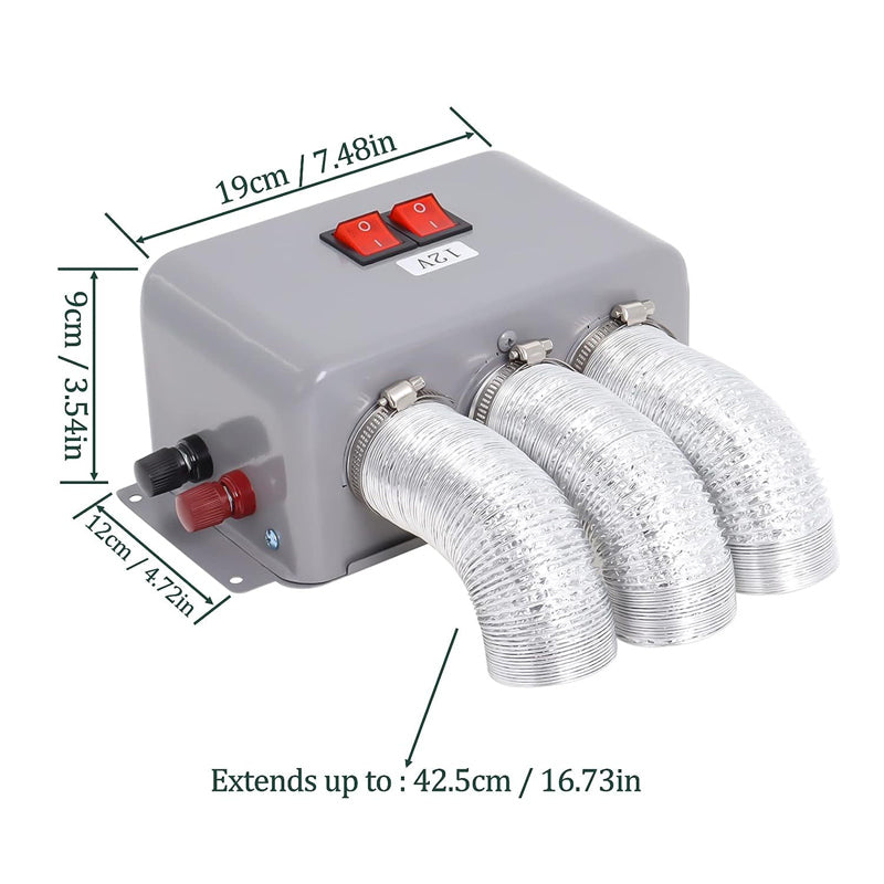 12V/24v Car Heater for SUV and Truck Cab Seat Kit