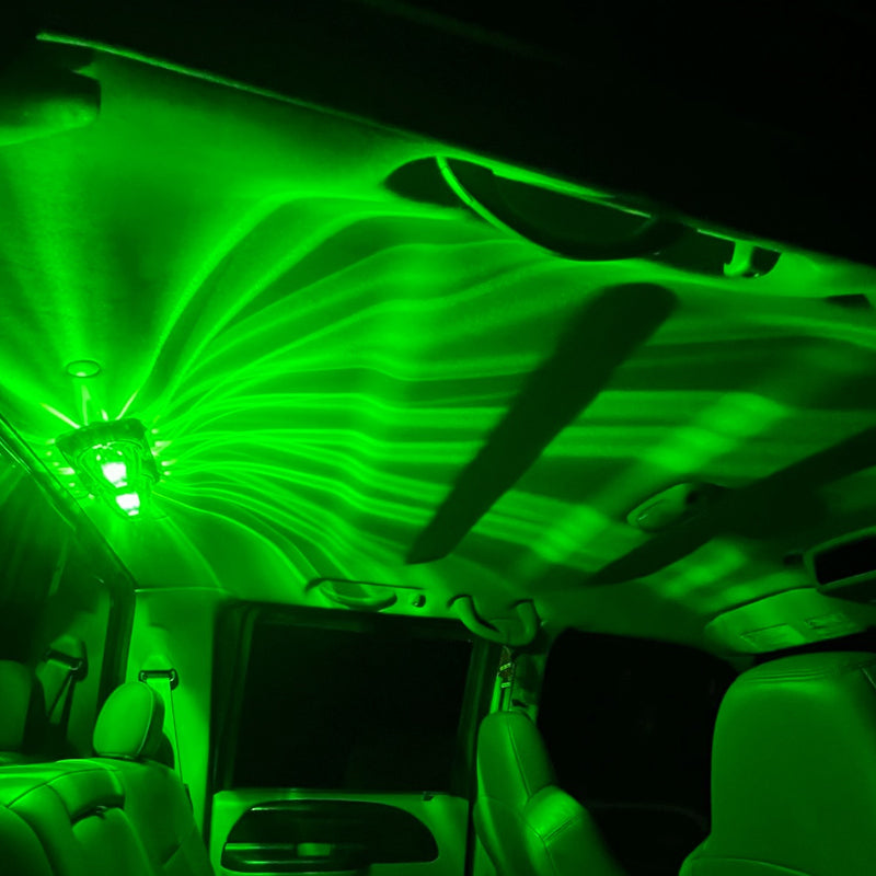 2 Pieces Green Glass Lens Watermelon Lights