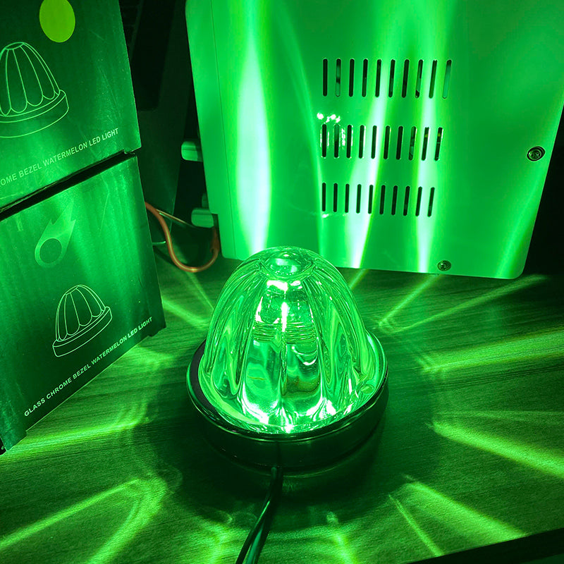 2 Pieces Red Glass Lens Watermelon Lights Red