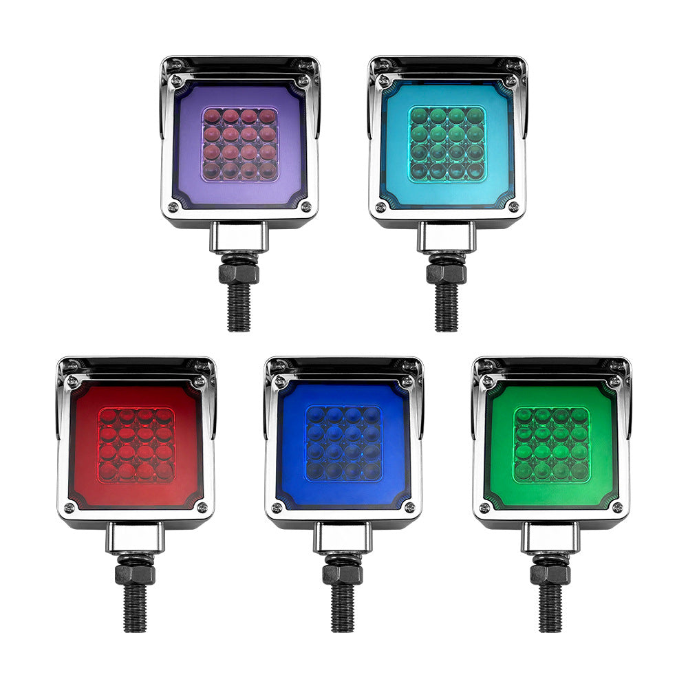 Double Sided Square LED Fender Base Lights