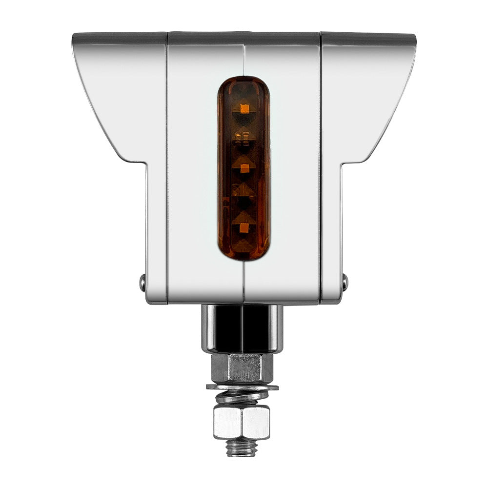 Double Sided Square LED Fender Base Light Amber and Red