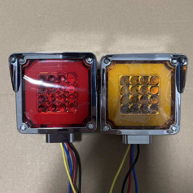 Double Sided Square LED Fender Base Lights