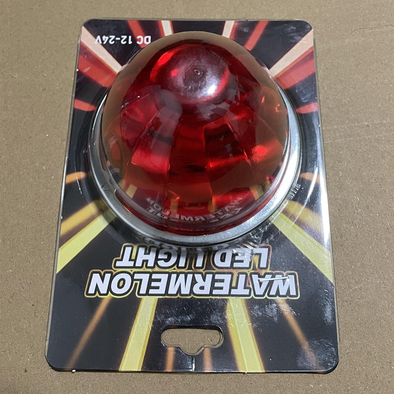 2pcs Plastic Lens Watermelon Light Strobe Truck LED Signal Light Truck Side Light