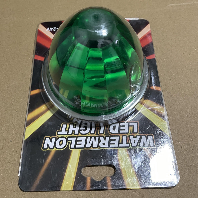 2pcs Plastic Lens Watermelon Light Strobe Truck LED Signal Light Truck Side Light