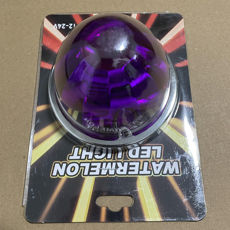 2pcs Plastic Lens Watermelon Light Strobe Truck LED Signal Light Truck Side Light